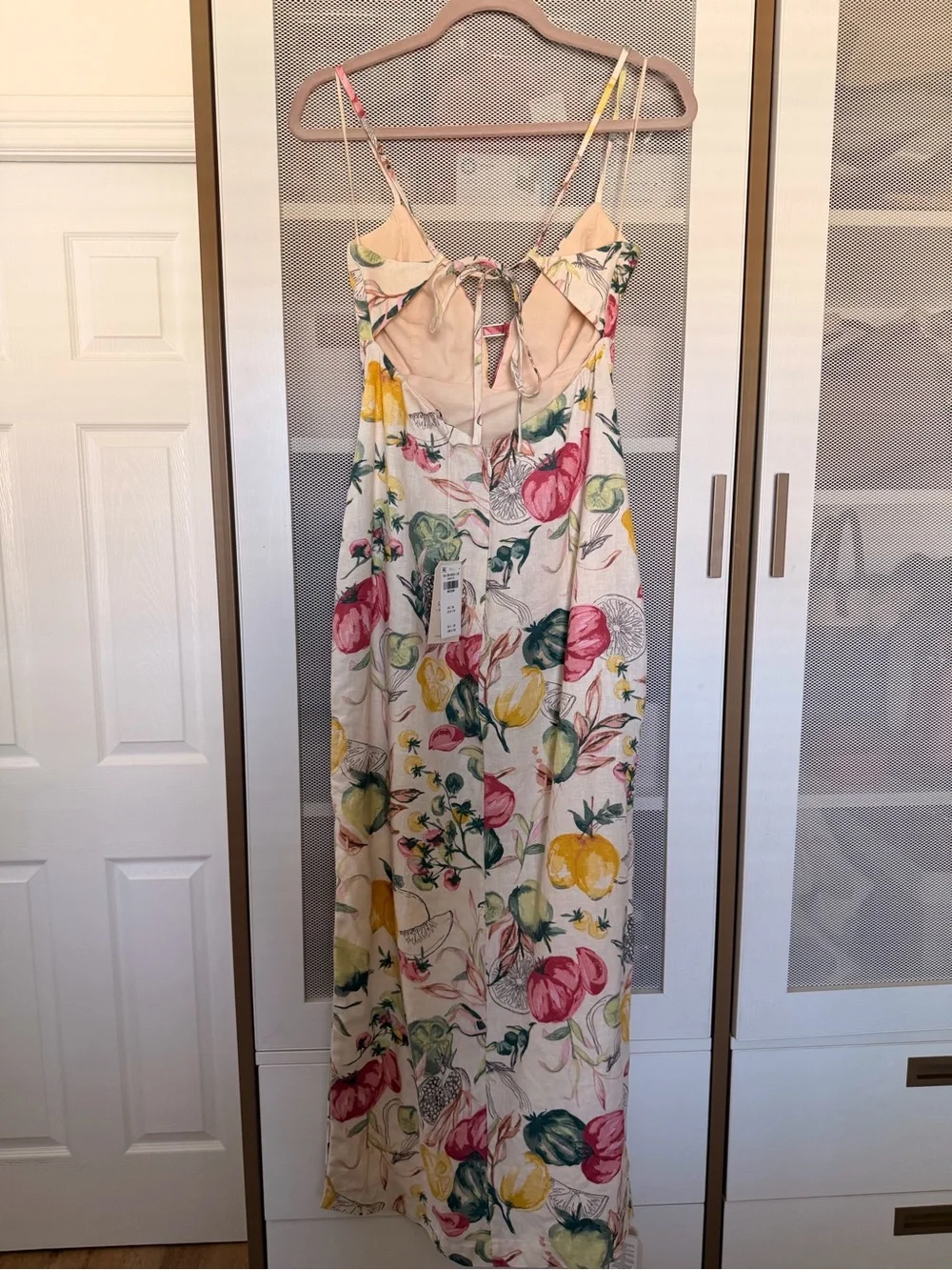 Abercrombie & Fitch Floral Maxi Dress — Pink, Yellow, Green
